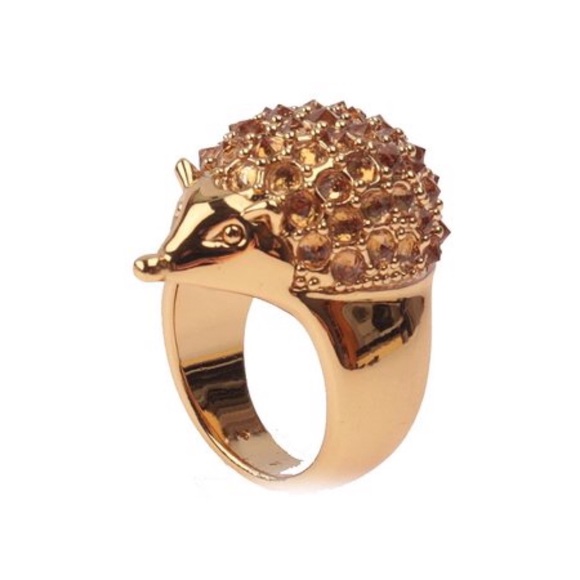 KATE SPADE • Hedgehog Cocktail Statement Ring - Picture 3 of 7